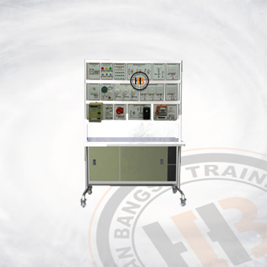 Trainer Listrik Dasar 1 Dan 3 Fase (Basic Electric 1 And 3 Phase) Kwh Manual, Kwh Digital