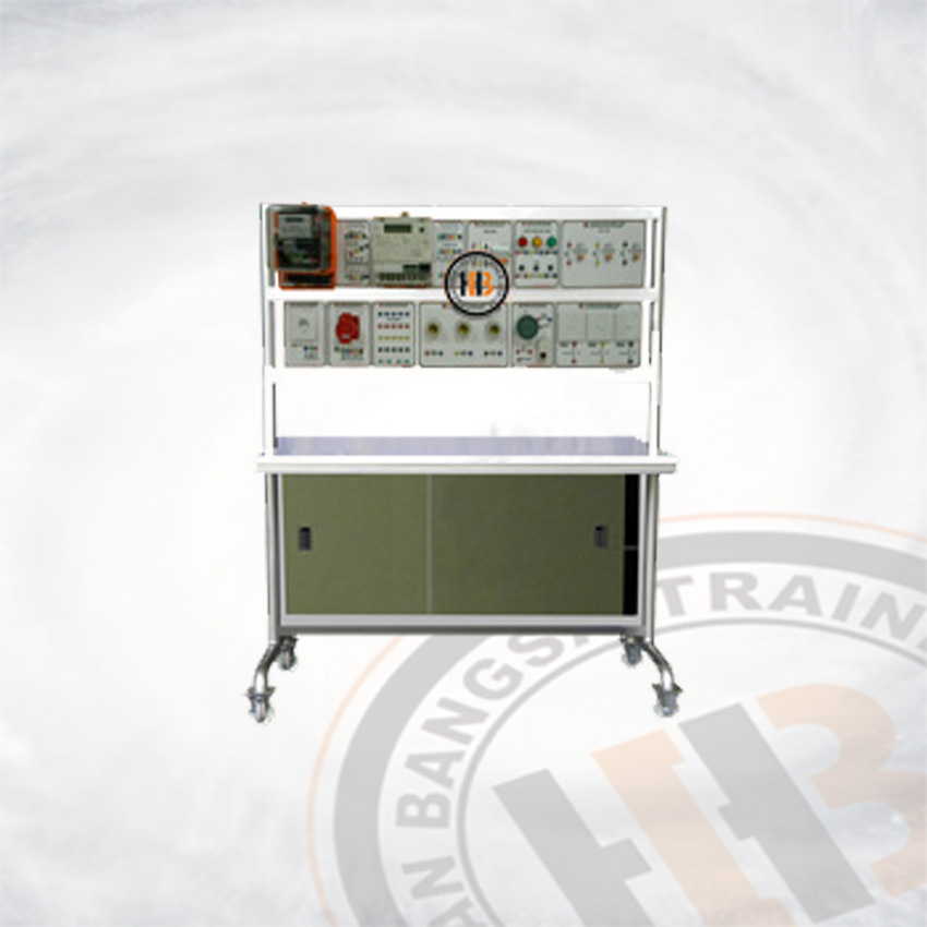  Trainer Listrik Dasar 3 Fase (Basic Electric 3 Phase) Model Stand 