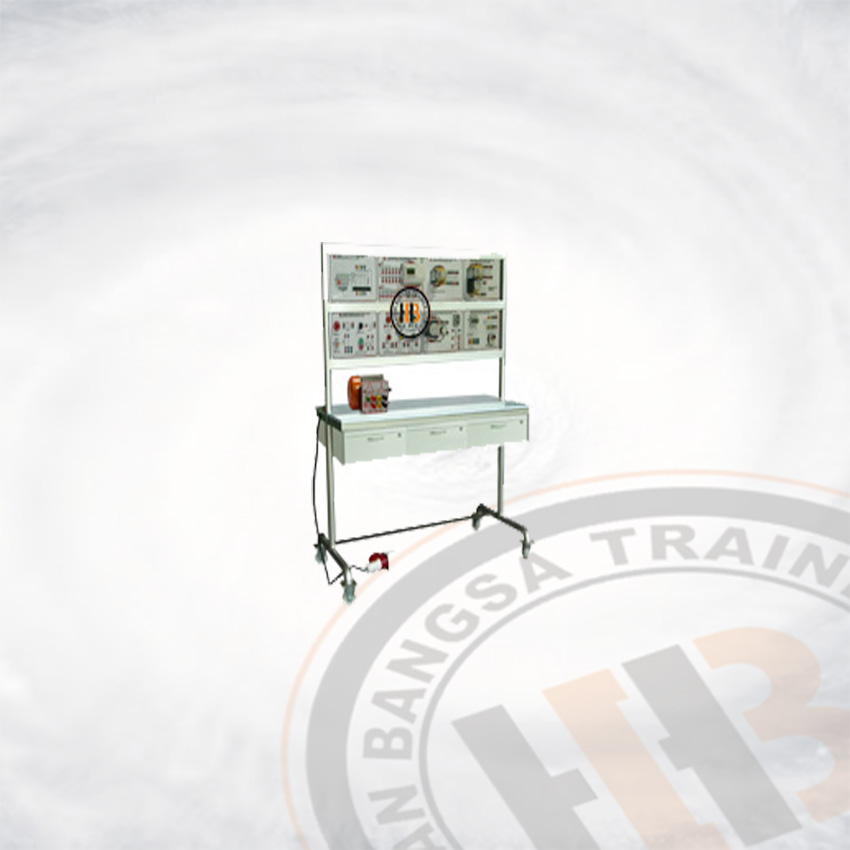 Trainer Kontrol Motor Elektrik 3 Phase (Motor Control PLC Smart Zelio) With Motor