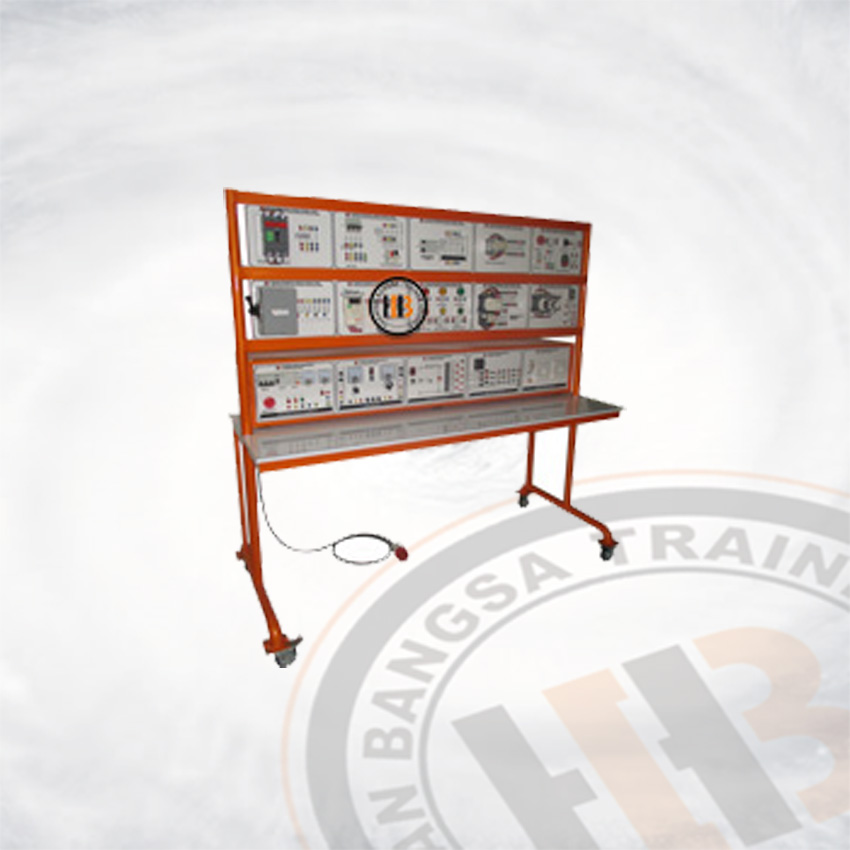 Trainer Kontrol Motor Elektrik 3 Fase Inverter Power Supply Eksperimen