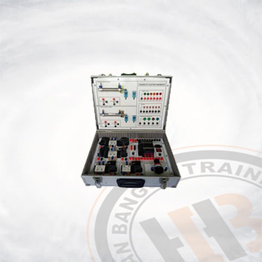 Trainer Elektro Pneumatic With PLC Omron CP1E-N20DR-A 