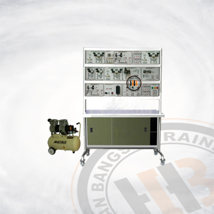  Trainer Elektro Pneumatik Standar II (Electro Pneumatics) Model Stand 2 