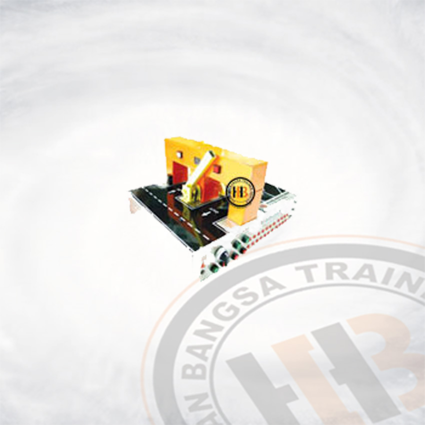 Model Parkir Area Berbasis PLC