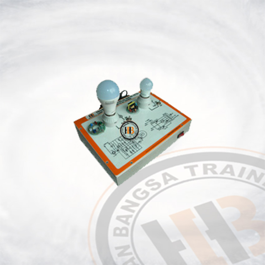 Trainer Lampu DC To AC Dan AC To DC