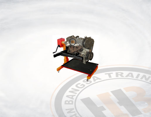 Diesel Engine Overhaul With Stand Rotation With Gearbox