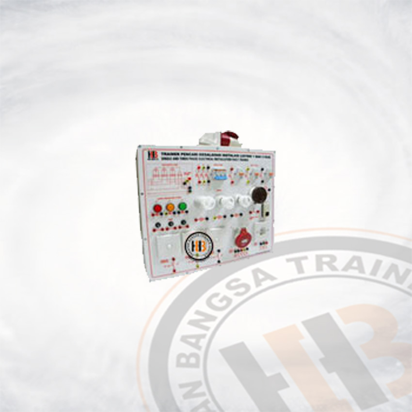 Trainer Pencari Kesalahan Instalasi Listrik 1 Dan 3 Fase