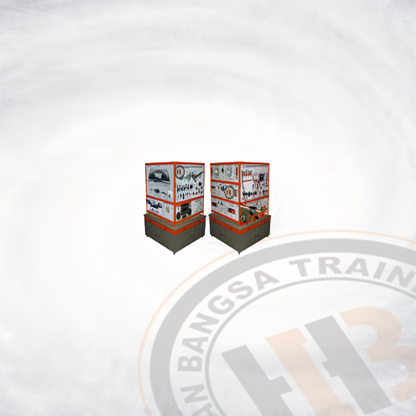 Trainer Kelistrikan Body, EMS, Wiper Washer, Spion, Power Windows, Alarm, Central Lock, Audio Mobil