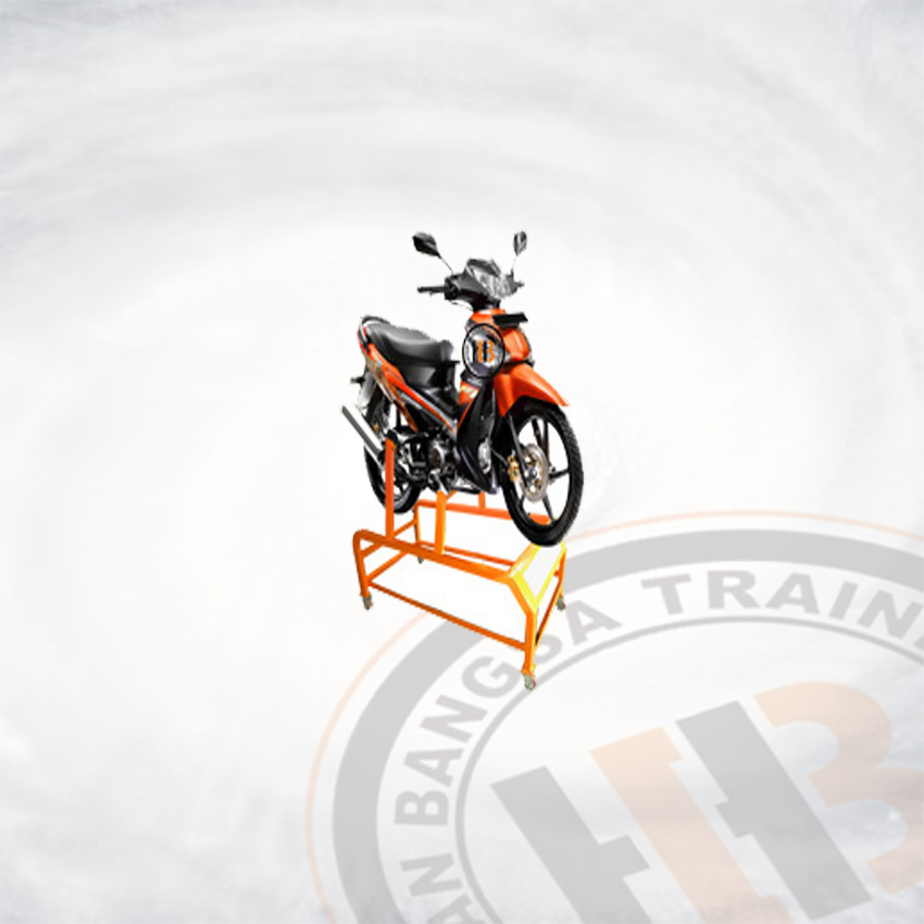Motorcycle Life Four Strokes Trainer Stand Sistem EFI Supra X 125cc Stand Utuh