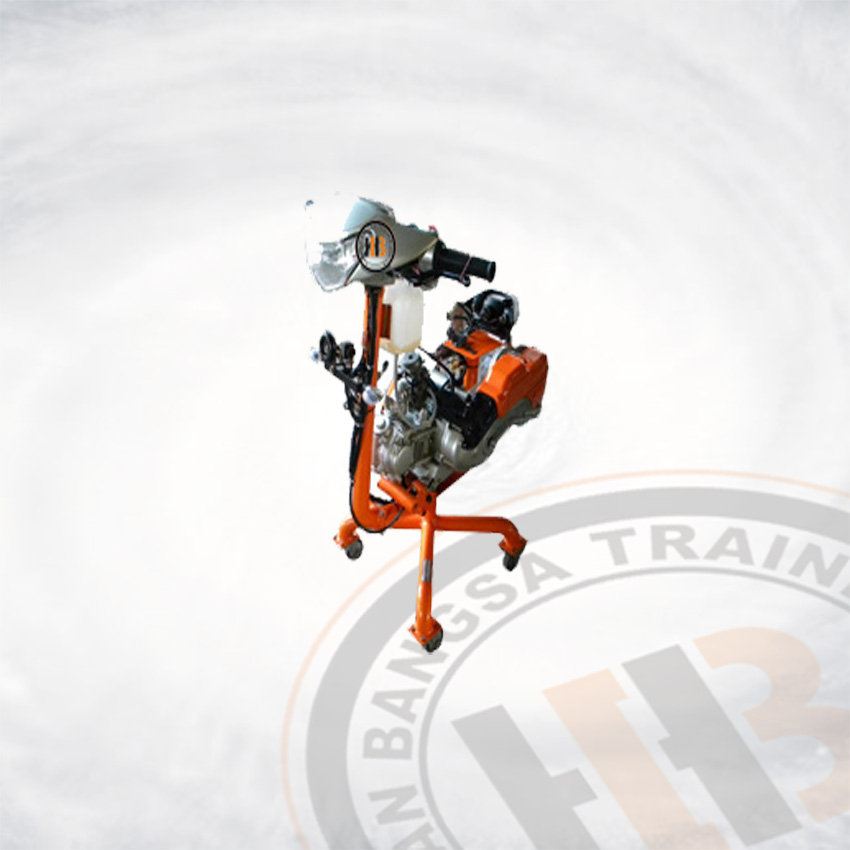 Motorcycle Life Four Strokes Trainer Stand Transmisi Automatic Spin