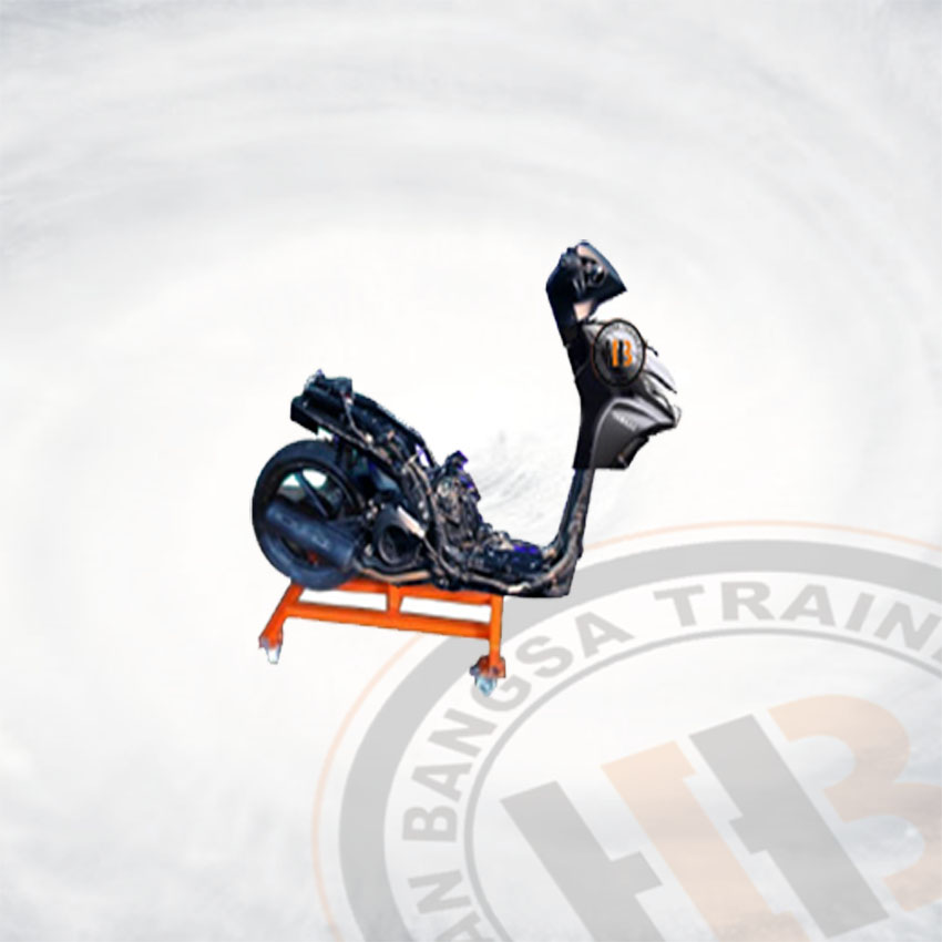 Motorcycle Life Four Strokes Trainer Stand Transmisi Automatic Yamaha Freego