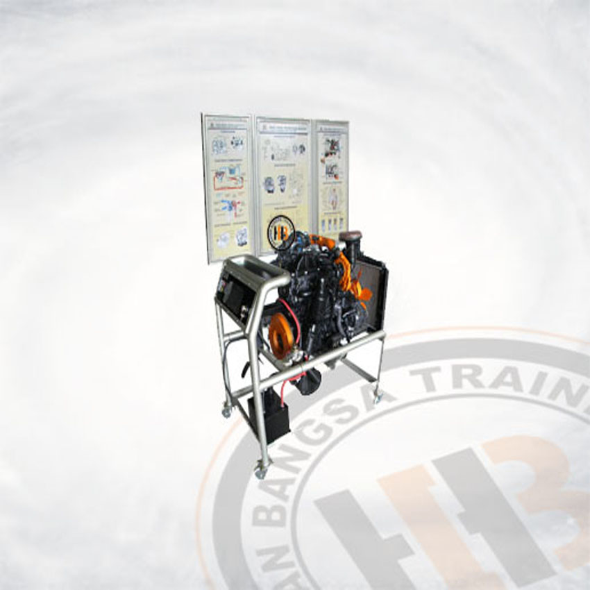 Diesel Engine Trainer Stand Hilux 2KD-D4D Turbo Charger + Papan