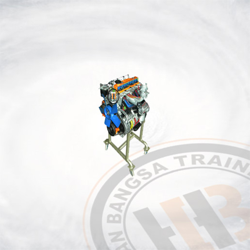 Diesel Engine Stand Model 4 Cylinder