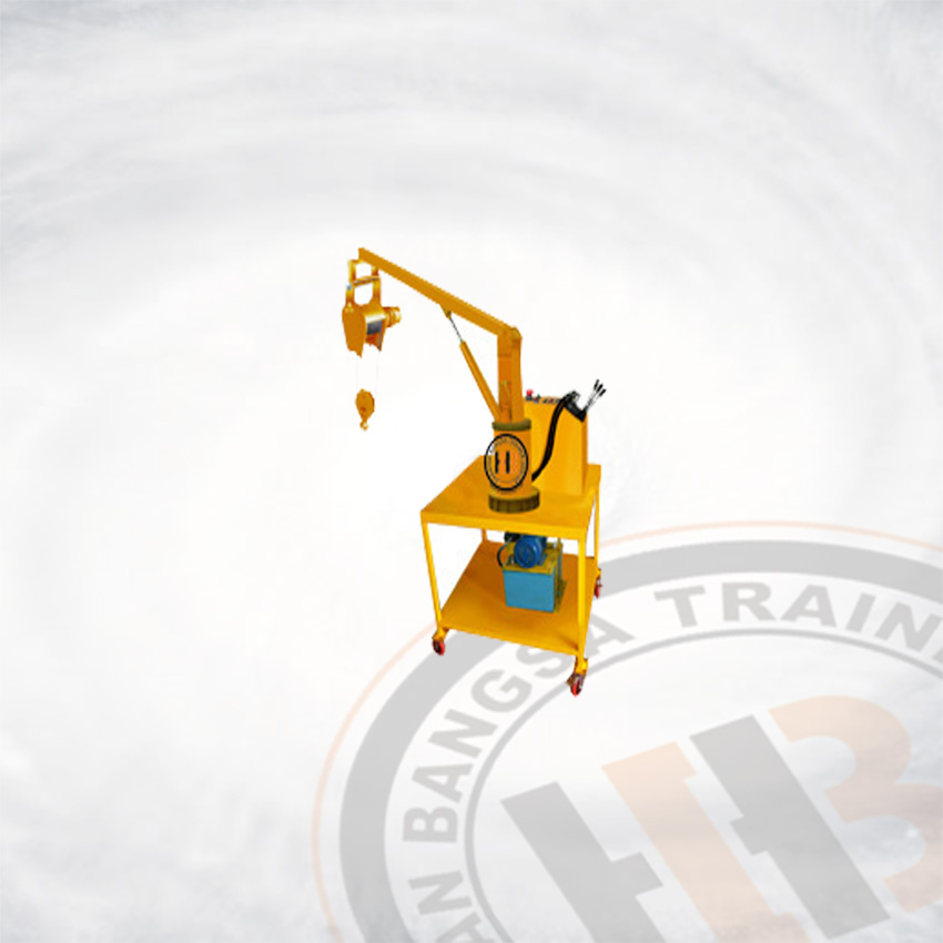Trainer Hidrolik Dan Motor Induksi Aplikasi Crane Penarik Jaring Ikan 